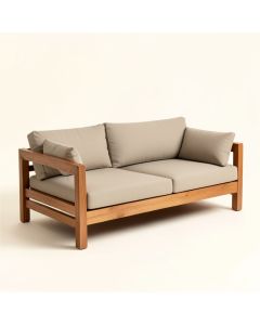 Trevion Extendable Patio Sofa With Cushions (synthetic illustration; no displayed measurements)