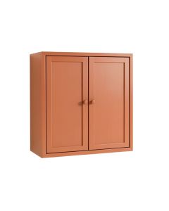 Laurel Canyon Wall-Mounted Entry Cabinet - Terracotta (synthetic illustration; no displayed measurements)