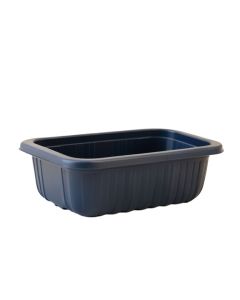 Hill Bend Empty Railing Planter With Integral Brackets - Navy (synthetic illustration; no displayed measurements)