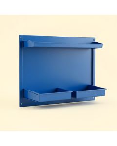 Vale Bluff Empty Wall-Mounted Tool Organizer Panel - Blue (synthetic illustration; no displayed measurements)