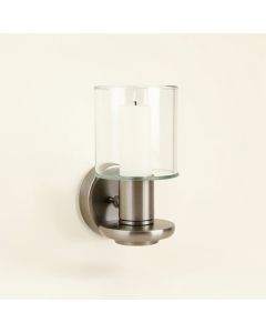 Glass And Metal Wall Sconce (synthetic illustration; no displayed measurements)