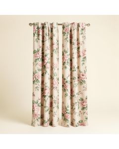 Imperial Dress 100 % Cotton Floral Room Darkening Rod Pocket Single Curtain Panel (synthetic illustration; no displayed measurements)