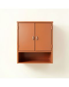Juniper Crossing Wall-Mounted Laundry Cabinet - Terracotta (synthetic illustration; no displayed measurements)