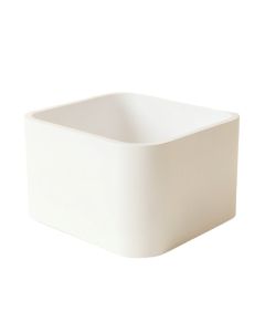 Elm Crest Empty Furniture-Style Litter Enclosure - White (synthetic illustration; no displayed measurements)