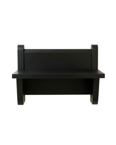 Hazel Brook Wall-Mounted Shelf - Black (synthetic illustration; no displayed measurements)