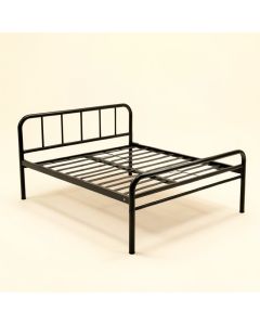 Twin Size Metal Bed Frame Black (synthetic illustration; no displayed measurements)