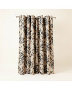 Jalapa Medallion Floral Room Darkening Thermal Grommet Curtain Panels (synthetic illustration; no displayed measurements)