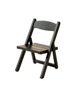 Vale Arc Folding Outdoor Chair - Black (synthetic illustration; no displayed measurements)