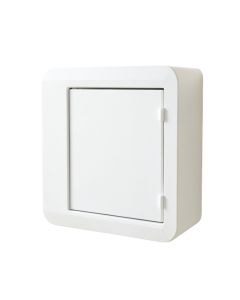 Hazel Brook Wall-Mounted Laundry Cabinet - White (synthetic illustration; no displayed measurements)