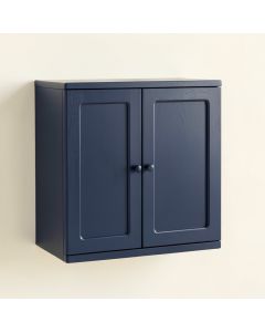 Field Branch Wall-Mounted Entry Cabinet - Navy (synthetic illustration; no displayed measurements)