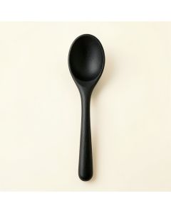 Dawn Bend Cooking Spoon - Black (synthetic illustration; no displayed measurements)