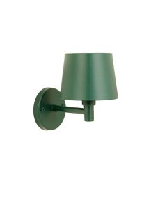 Fern Bridge Wall Sconce Mounted On A Plain Wall - Green (synthetic illustration; no displayed measurements)
