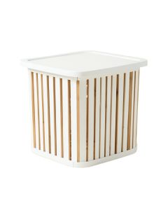 Spruce Bluff Laundry Hamper - White