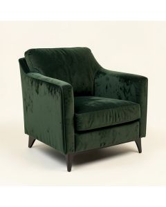 Hinds 24 '' Wide Velvet Armchair (synthetic illustration; no displayed measurements)