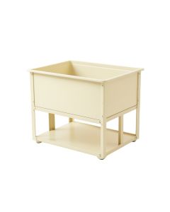 Brook Crest Empty Raised Planter - Cream