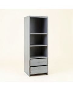 Slate Bridge Narrow Cubby Tower - Gray (synthetic illustration; no displayed measurements)