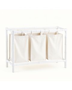 Flint Arc Laundry Sorting Station With Plain Removable Bags (synthetic illustration; no displayed measurements)