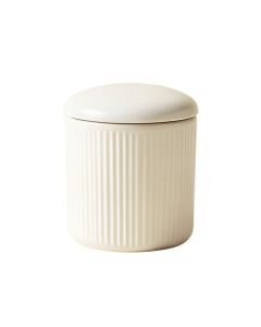 Hazel Bluff Storage Canister With Lid - White