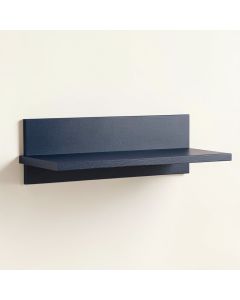 Field Crest Wall-Mounted Shelf - Navy (synthetic illustration; no displayed measurements)