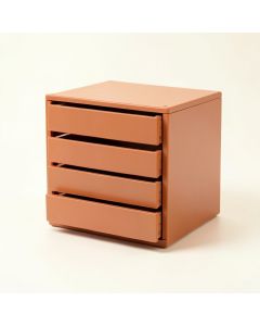 Dune Bridge Small-Parts Storage Drawer Cabinet - Terracotta (synthetic illustration; no displayed measurements)