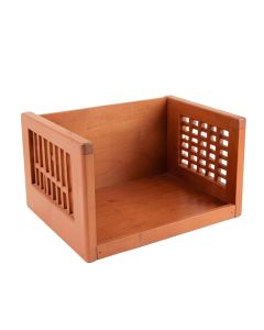 Sage Crossing Empty Furniture-Style Pet Crate - Terracotta (synthetic illustration; no displayed measurements)