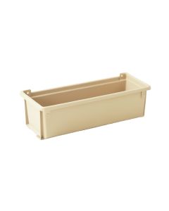 Rowan Canyon Empty Railing Planter With Integral Brackets - Beige (synthetic illustration; no displayed measurements)