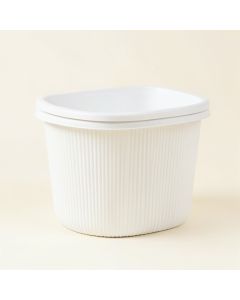 Cove Crest Laundry Hamper - White (synthetic illustration; no displayed measurements)