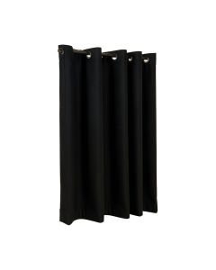 Hildebran Solid Blackout Thermal Grommet Single Curtain Panel