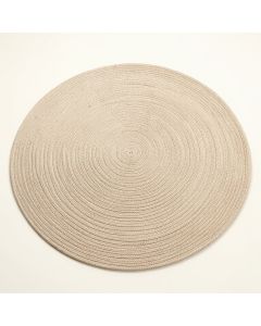 Rowan Canyon Round Area Rug - Beige (synthetic illustration; no displayed measurements)