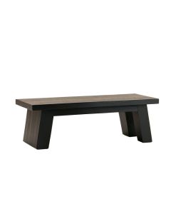 Rowan Dell Indoor Bench - Black (synthetic illustration; no displayed measurements)