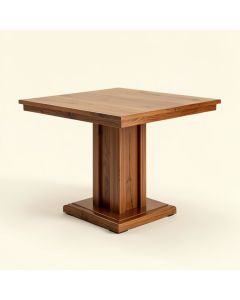 Cairo Pedestal Solid Wood Dining Table (synthetic illustration; no displayed measurements)