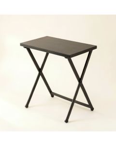 Sage Crossing Compact Balcony Table - Black (synthetic illustration; no displayed measurements)