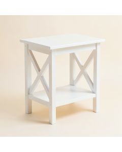 River Bluff Side Table - White (synthetic illustration; no displayed measurements)