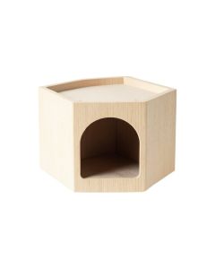 Willow Arc Wall-Mounted Cat Perch - Beige