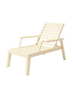 Meadow Bluff Outdoor Lounge Chair - Cream (synthetic illustration; no displayed measurements)