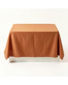 Bay Bend Flat Bed Sheet - Terracotta (synthetic illustration; no displayed measurements)