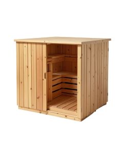 8 - Person Indoor Traditional Steam Sauna In Cedar