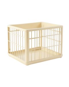 Aspen Branch Empty Furniture-Style Pet Crate - Cream