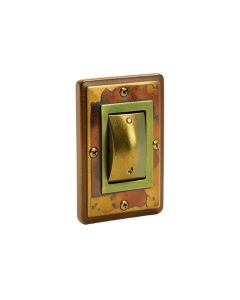 Flower Girl Mexican Art Colorful Single Toggle Light Switch (synthetic illustration; no displayed measurements)