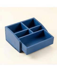 Glen Bluff Empty Coffee-Station Organizer - Blue (synthetic illustration; no displayed measurements)