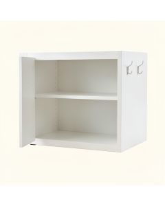 Slate Branch Empty Mug-Storage Cabinet Insert - White (synthetic illustration; no displayed measurements)