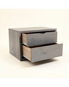 Birch Dell Small-Parts Storage Drawer Cabinet - Gray (synthetic illustration; no displayed measurements)