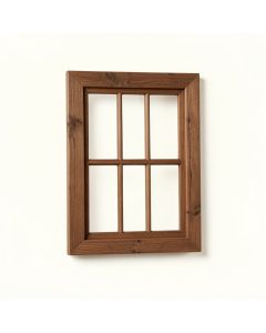 Rustic Architectural Window Wall Decor (synthetic illustration; no displayed measurements)