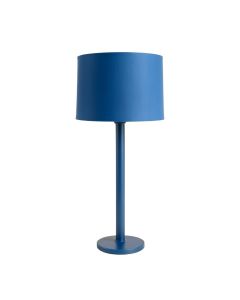 Bay Crest Floor Lamp With A Plain Fabric Shade - Blue (synthetic illustration; no displayed measurements)