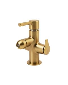 Rhen Widespread Bathroom Faucet With Drain Assembly (synthetic illustration; no displayed measurements)