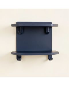 Ridge Dell Wall-Mounted Entryway Organizer Shelf - Navy (synthetic illustration; no displayed measurements)