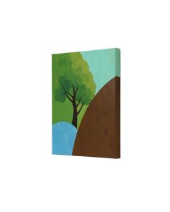 Summer 6 Graphic Art On Wrapped Canvas