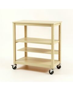 Brook Bend Empty Rolling Workshop Cart - Beige (synthetic illustration; no displayed measurements)