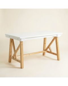 Pine Canyon Empty Workshop Workbench - White (synthetic illustration; no displayed measurements)