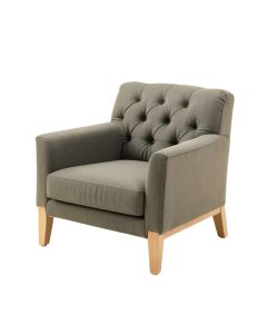 Melrose 30 '' Wide Tufted Polyester Armchair (synthetic illustration; no displayed measurements)
